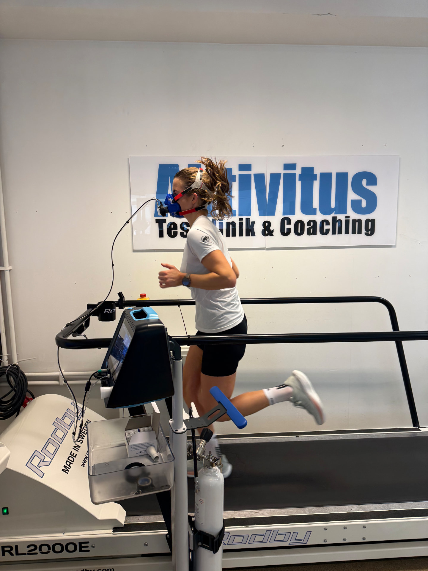 Tester på löpband hos Aktivitus