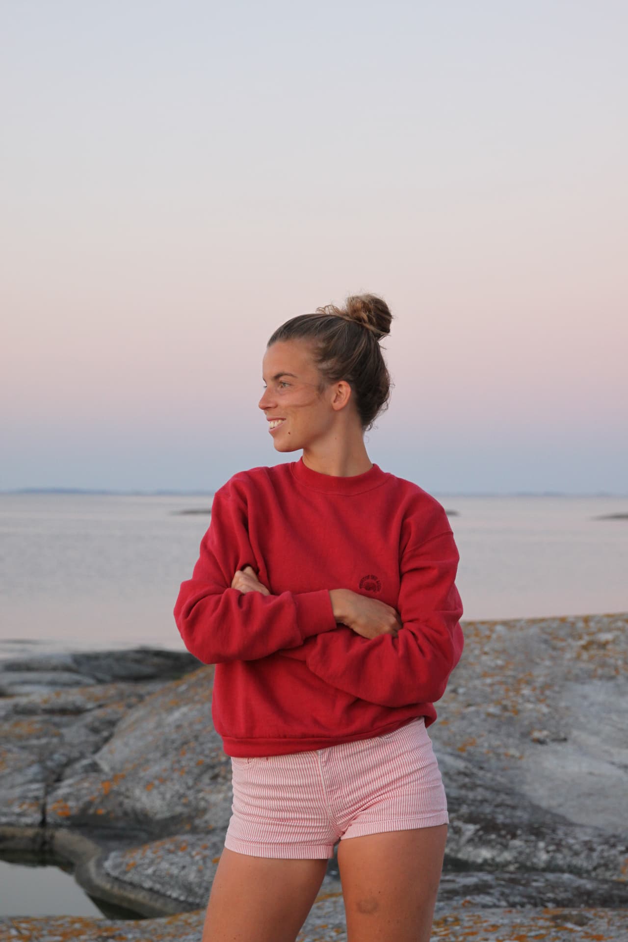 Anna Söderbaum vid havet